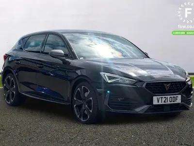 Used Seat Leon CUPRA 204 HP (150 kW) 2021 Black Hatchback