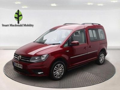 Used VW Caddy Life 125 HP (91 kW) 2018 Red MPV