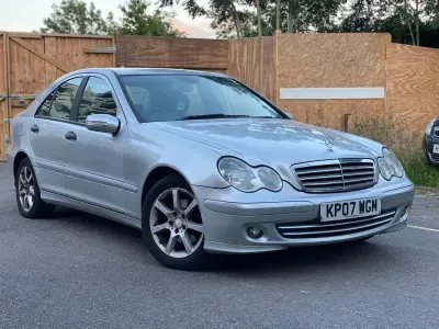 Used Mercedes C180 Classic 143 HP (105 kW) 2007 Silver Sedan