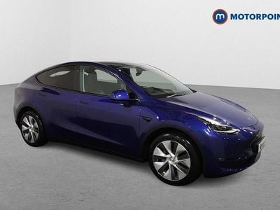 Used Tesla Model Y Long Range AWD 378 kW (514 HP) 2022 Blue SUV
