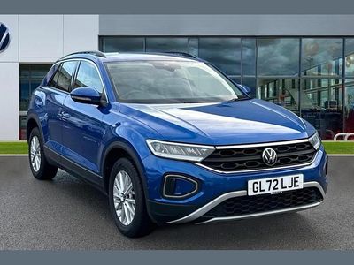 Blue Used 2022 VW T-Roc Life SUV | £19,457 (Fair price)