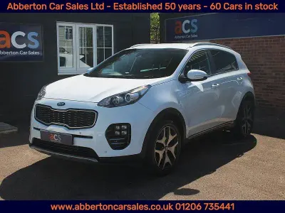 Used Kia Sportage GT-Line 115 HP (84 kW) 2018 White SUV