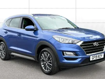 Używany Hyundai Tucson Premium 177 KM (130 kW) 2019 Niebieski SUV
