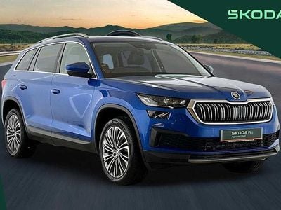 Race blue metallic Used 2022 Skoda Kodiaq SE L Executive SUV | £23,690 (A bit pricey)