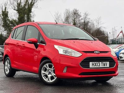 Used Ford B-MAX Zetec 90 HP (66 kW) 2013 Red MPV