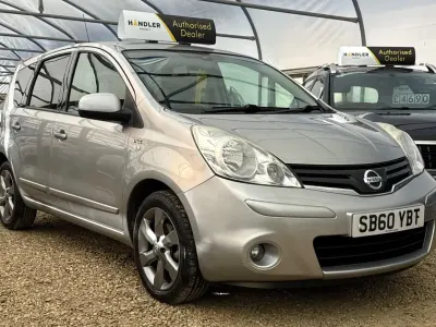 Used Nissan Note N-TEC 110 HP (80 kW) 2011 Silver Hatchback