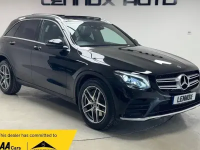 Used Mercedes GLC250 AMG Line Premium 211 HP (155 kW) 2018 Black Estate