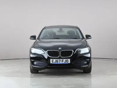 Begagnad BMW 218 Sport Line 2018 Svart Sportkupé