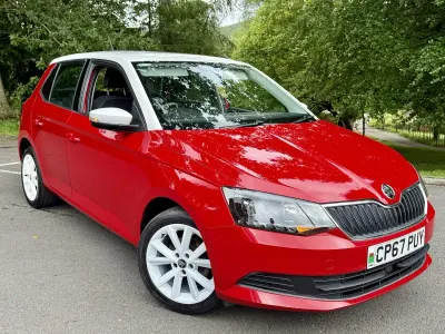 Used Skoda Fabia Colour Edition 95 HP (69 kW) 2018 Red Hatchback