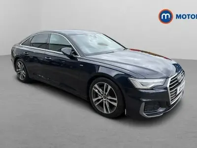 Used Audi A6 S-Line 204 HP (150 kW) 2023 Blue Sedan