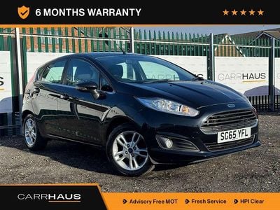 Used Ford Fiesta Zetec 2015 Black Hatchback