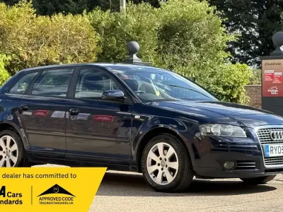 Used Audi A3 Sportback 2005 Blue Hatchback