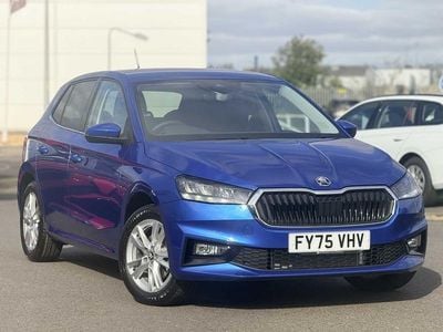 Race blue metallic Used 2025 Skoda Fabia SE L Hatchback | £19,995 (Fair price)