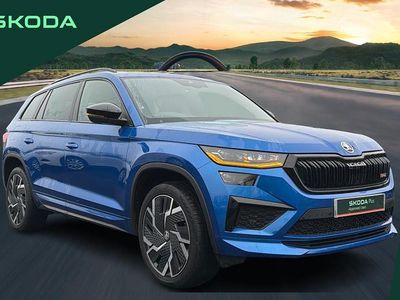 Used Skoda Kodiaq vRS 241 HP (177 kW) 2024 Blue SUV