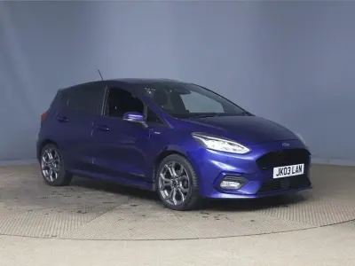 Used Ford Fiesta ST-Line X 100 HP (73 kW) 2018 Blue Hatchback