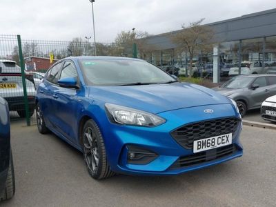 Used Ford Focus ST-Line 125 HP (91 kW) 2019 Blue Hatchback
