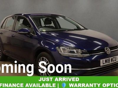 Used VW Golf VII SE 110 HP (80 kW) 2018 Blue Hatchback