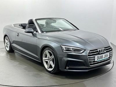 Grey Used 2018 Audi A5 Cabriolet S-Line Cabriolet | £16,380 (Fair price)