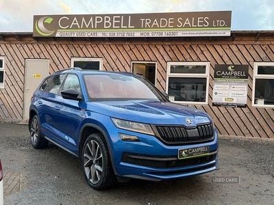 Used Skoda Kodiaq SportLine 190 HP (139 kW) 2020 Blue SUV
