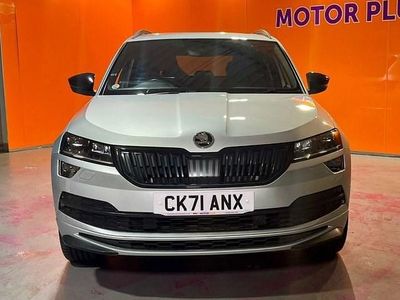 Used Skoda Karoq SportLine 150 HP (110 kW) 2021 Silver SUV