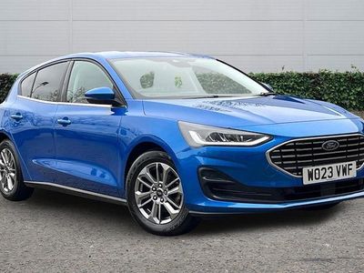 Used Ford Focus Titanium 125 HP (91 kW) 2023 Blue Hatchback