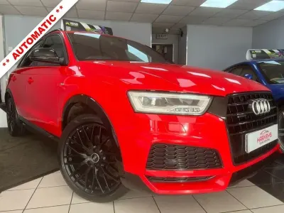 Second-hand Audi Q3 Black Edition 184 CP (135 kW) 2017 Roșu SUV
