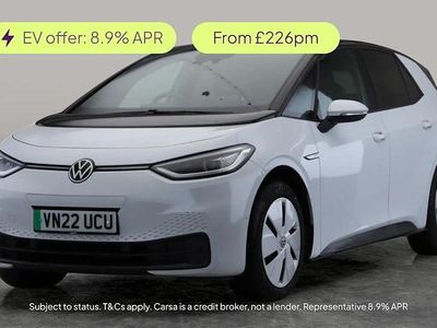 White Used 2022 VW ID.3 Pro Performance Hatchback | £15,469 (Fair price)