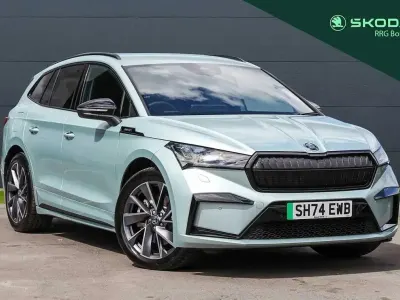 Used Skoda Enyaq iV SportlinePlus 210 kW (286 HP) 2024 Silver SUV