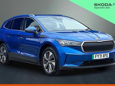 Used Skoda Enyaq iV Suite 97 kW (132 HP) 2021 Race blue metallic SUV
