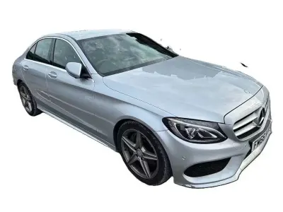 Begagnad Mercedes C250 AMG line 204 HK (150 kW) 2017 Silver Sedan
