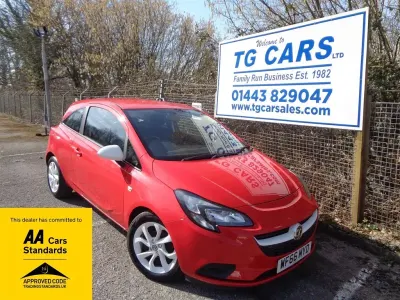 Usado Vauxhall Corsa 75 HP (55 kW) 2016 Vermelho Citadino