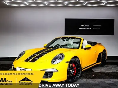Begagnad Porsche 911 2014 Gul Cab