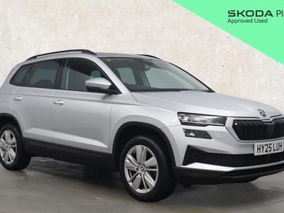 Silver Used 2025 Skoda Karoq SE SUV | £23,455 (Fair price)