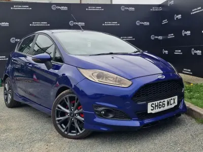 Used Ford Fiesta ST-Line 140 HP (102 kW) 2016 Blue Hatchback