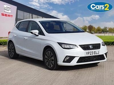 Used Seat Ibiza SE Technology 94 HP (69 kW) 2023 White Hatchback