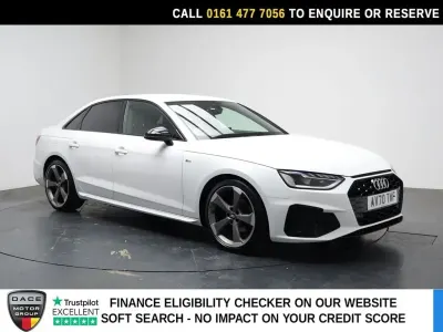 Used Audi A4 Black Edition 150 HP (110 kW) 2020 White Sedan