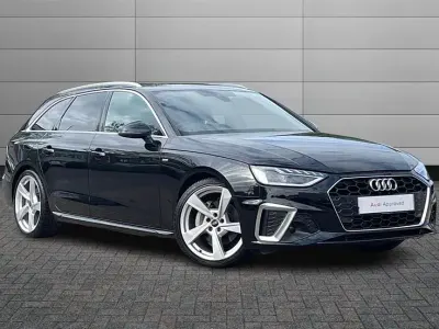 Used Audi A4 S-Line 204 HP (150 kW) 2024 Mythos black Estate