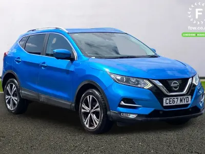 Used Nissan Qashqai N-Connecta 116 HP (85 kW) 2017 Blue SUV