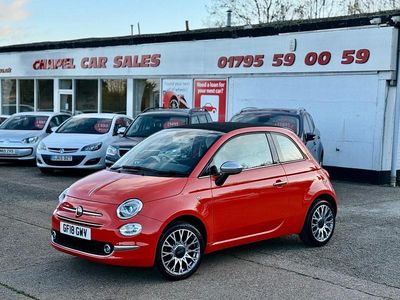 Red Used 2018 Fiat 500C S Cabriolet | £7,995 (Fair price)