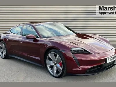 Used Porsche Taycan 419 kW (571 HP) 2021 Red Sedan