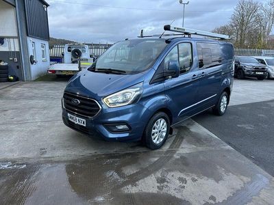 Blue Used 2018 Ford Transit Custom Limited Van | £16,750 (Expensive)