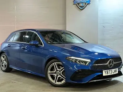 Used Mercedes A180 Executive 136 HP (100 kW) 2023 Blue Hatchback