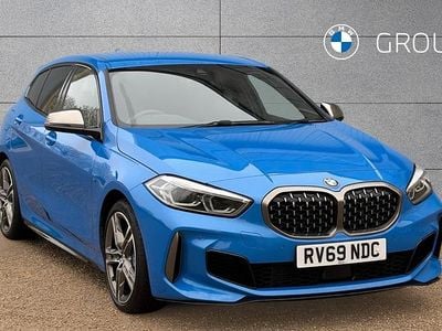 Used BMW M135 Shadowline 306 HP (225 kW) 2019 Blue Hatchback