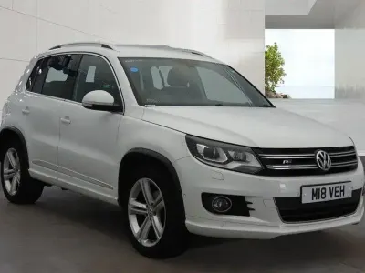 Used VW Tiguan R-line Edition 150 HP (110 kW) 2016 White SUV