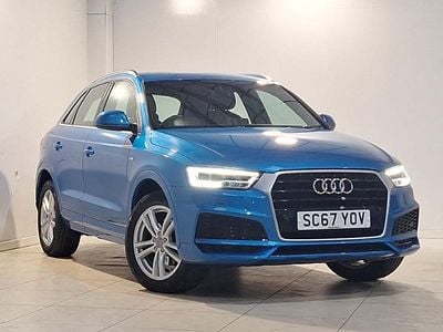 Used Audi Q3 S-Line 150 HP (110 kW) 2018 Blue SUV