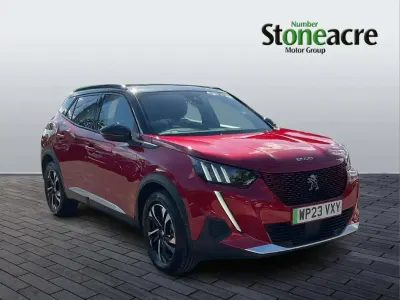 Used Peugeot e-2008 GTi 100 kW (136 HP) 2023 Red SUV