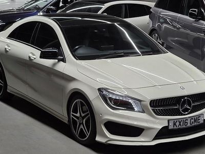 Used Mercedes CLA220 AMG line 177 HP (130 kW) 2016 White Sedan