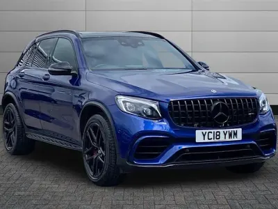 Used Mercedes GLC63 AMG Premium 510 HP (375 kW) 2018 Brilliant blue Estate