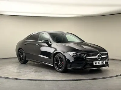 Begagnad Mercedes CLA180 AMG line 136 HK (100 kW) 2020 Svart Sedan