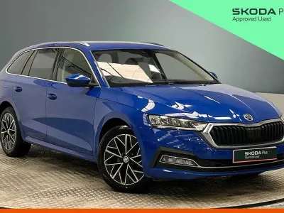 Used Skoda Octavia SE L 110 HP (80 kW) 2022 Energy blue Estate